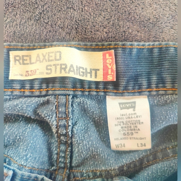 Levi's Other - Levi's 559 Corduroy Relaxed Fit Straight Leg Jean Pants